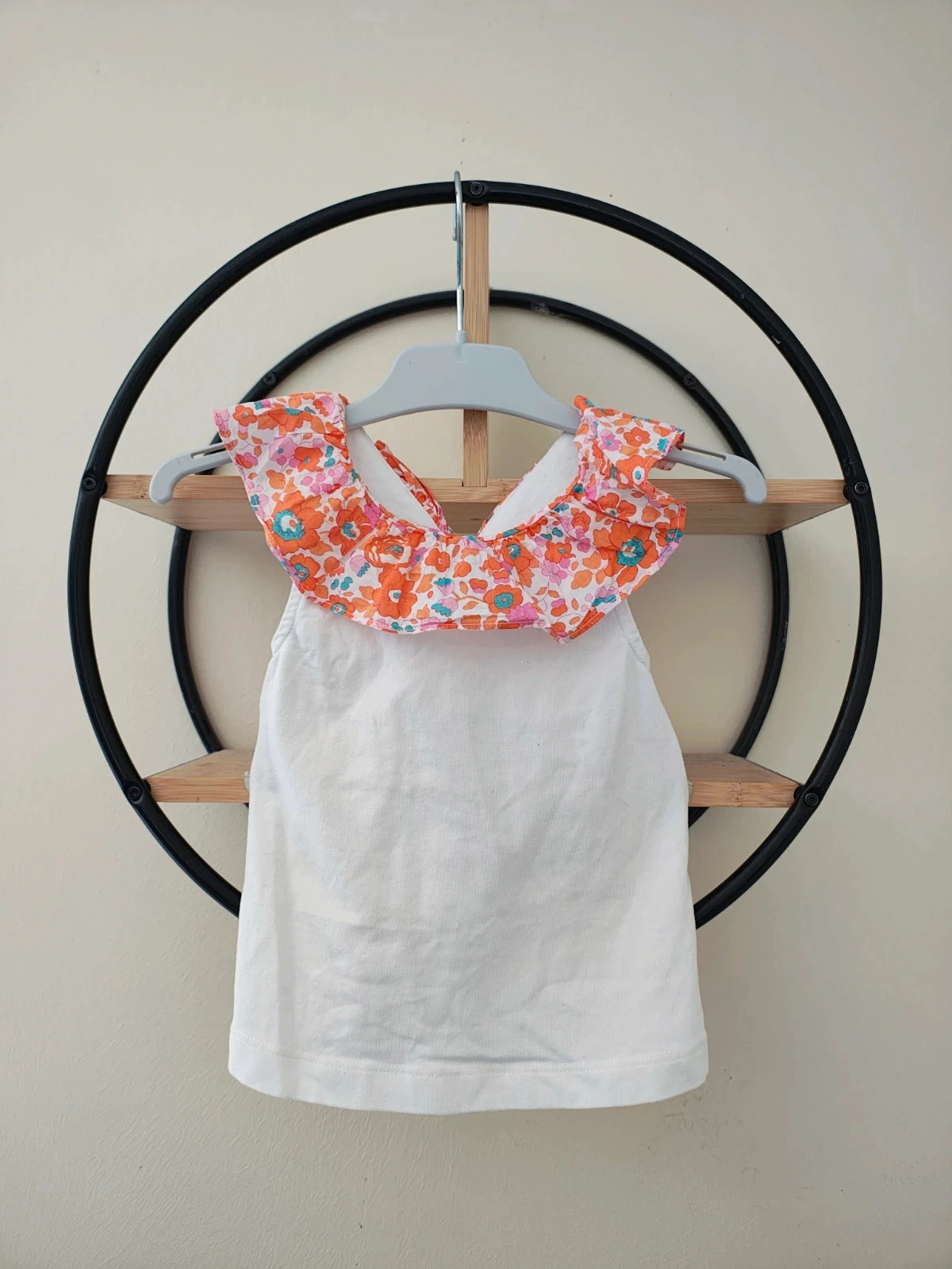24 mois 2 ans Teeshirt été col claudine Liberty jacadi